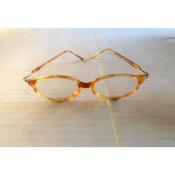 Fratelli Lozza Italy Contessa Blonde 50-16-135 Tortoise Eyeglasses Frame - Picture 2 of 5